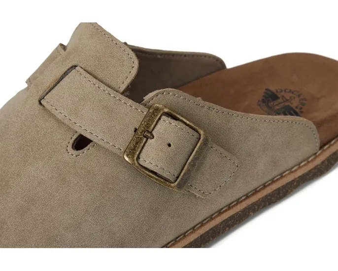 Клоги Dockers Bircham из замши с регулируемой пряжкой и стелькой EVA