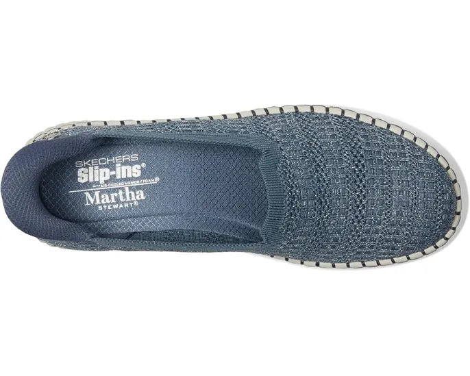Безшнуровые кроссовки Skechers Martha Stewart Wilshire Blvd с блестками
