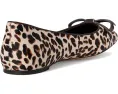 Балетки Kate Spade New York Deco Bow из леопардовой велюровой кожи с бантом