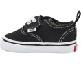 Детские кеды Vans Kids Authentic Elastic V на липучке с эластичными шнурками