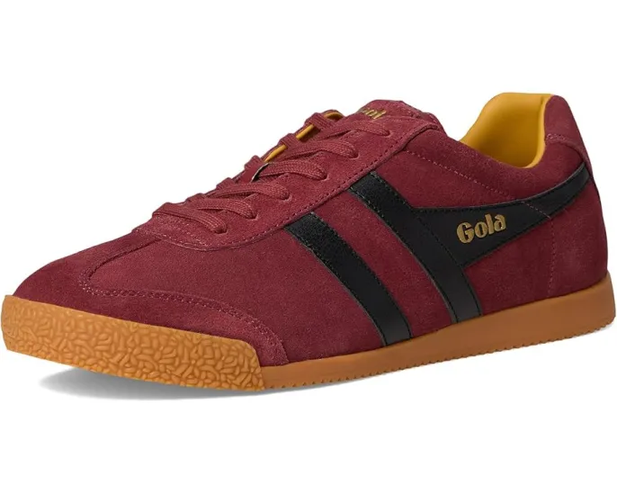 Gola Harrier кроссовки из гладкой кожи с круглым носком и резиновой подошвой