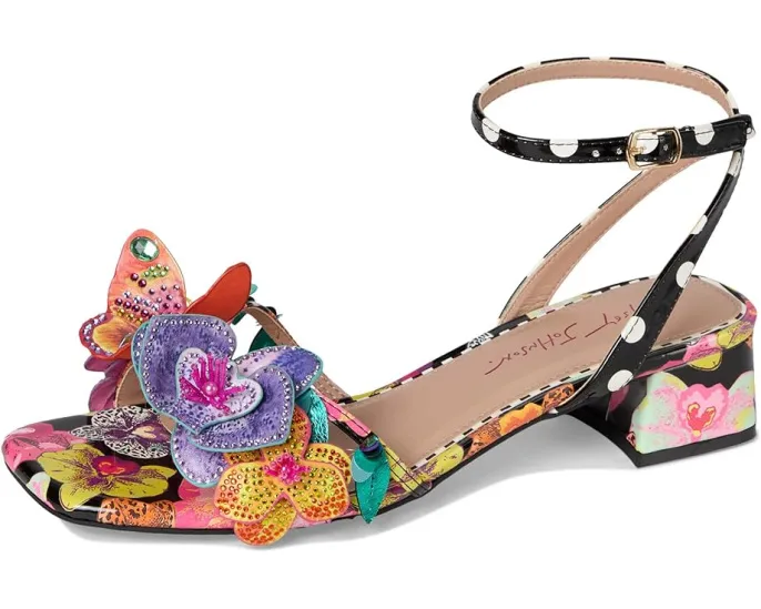 Босоножки Maranda на квадратном каблуке с ярким цветочным принтом от Blue by Betsey Johnson