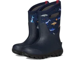 Детские сапоги Bogs Kids Classic Seamless с пиксельным принтом акулы и водонепроницаемым верхом