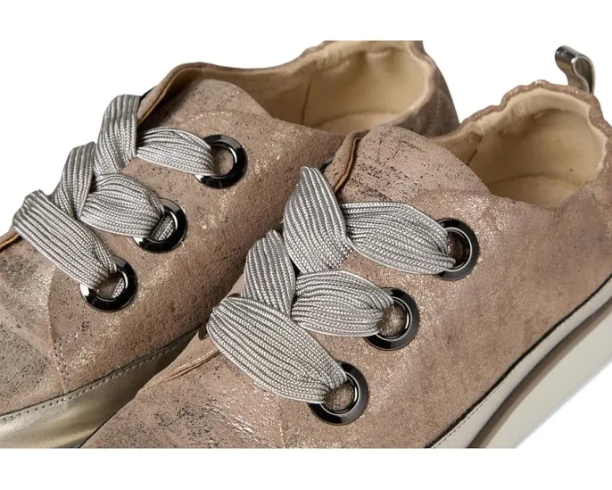 Кроссовки Quenda из кожи со шнуровкой и круглым носком Vaneli