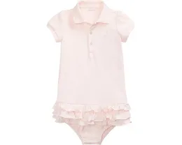 Детское платье Polo Ralph Lauren Kids с рюшами и блумерами