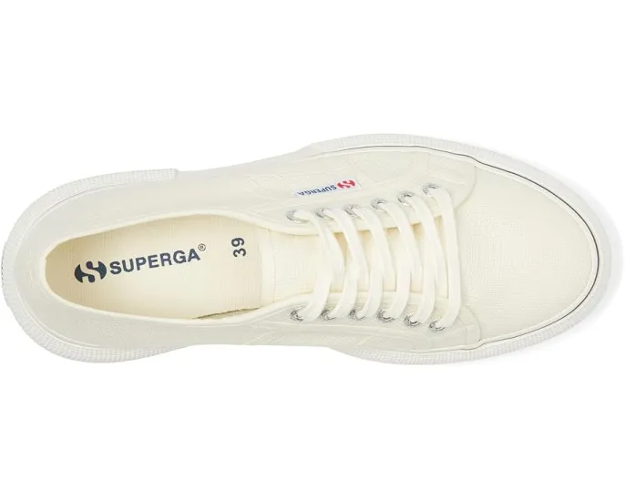 Кроссовки Superga 2287 Bubble Line на платформе с круглым носком