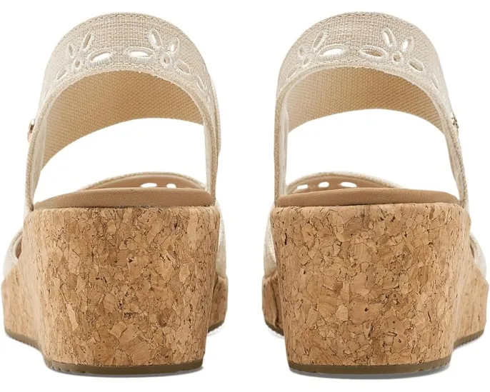 Сандалии SKECHERS Arch Fit Beverlee 2.0 Beach Bliss с цветочным принтом и технологией поддержки свода стопы