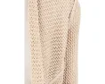 Кардиган NIC+ZOE Petite Mesh Cocoon с открытой вязкой Макадамия