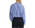 Рубашка на пуговицах Madewell с кулиской из поплина French Blue
