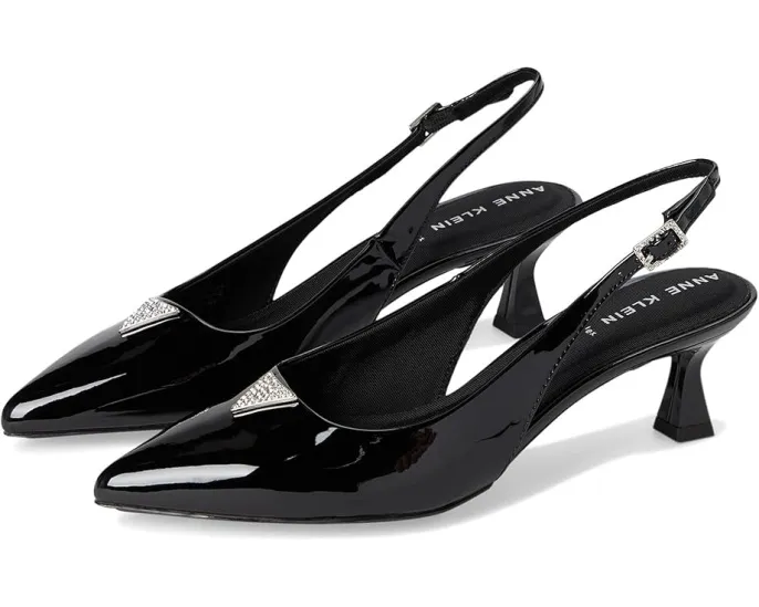 Туфли Anne Klein Iset на низком каблуке с кристаллами и ремешком