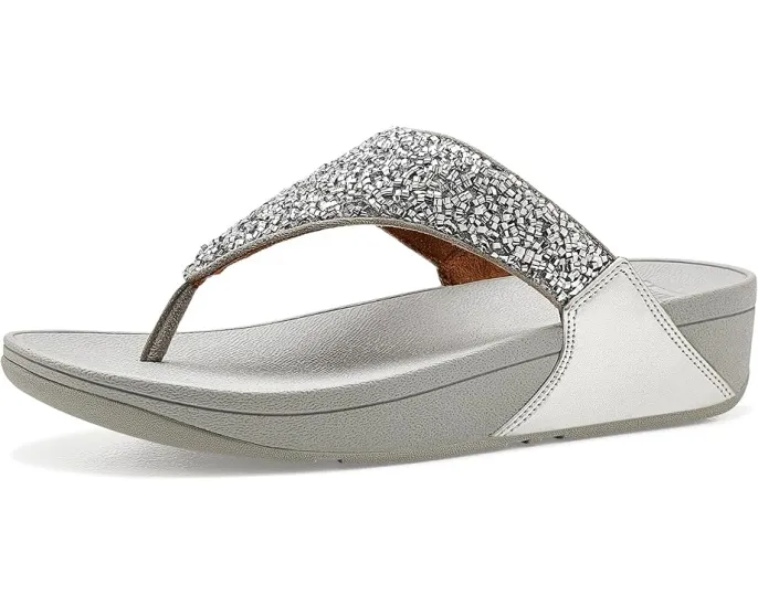 Вьетнамки Lulu Shimmerfoil FitFlop с переливающейся фольгой