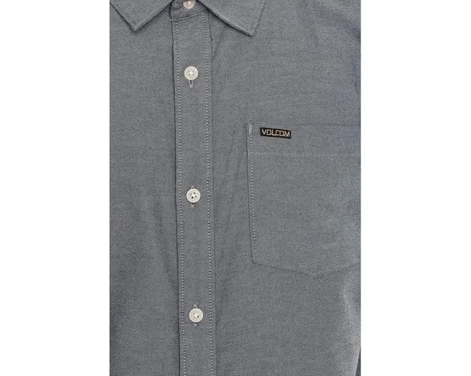 Volcom рубашка Everett Oxford II классического кроя черная
