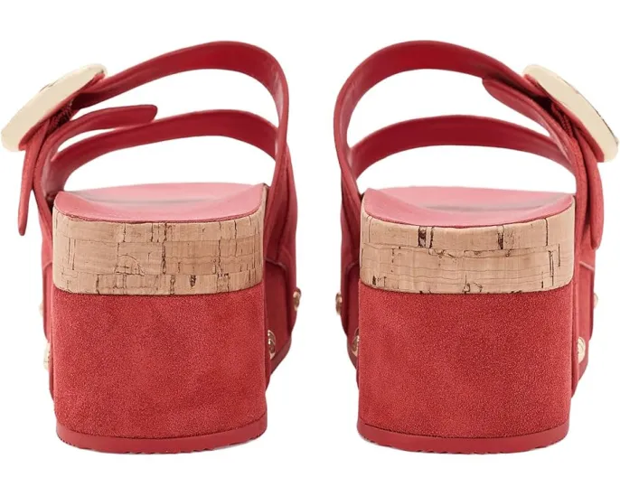 Сандалии Halo Platform Footbed с пряжкой на танкетке от Kate Spade New York