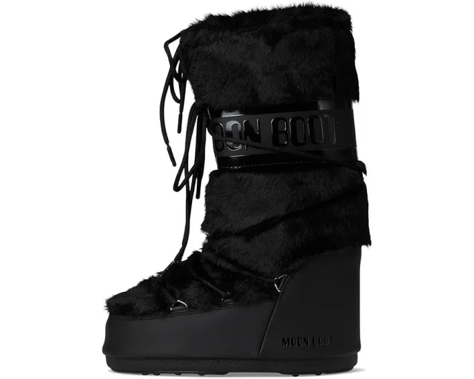 Ботинки MOON BOOT Icon Faux Fur с искусственным мехом и утеплением