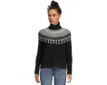 Свитер Supersoft с вафельной вязкой, высоким воротником и узором Fair Isle L.L.Bean