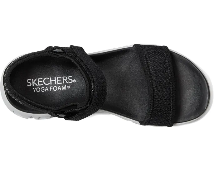 Сандалии Skechers Glide Step New Flow с геометрической подошвой и стелькой Yoga Foam