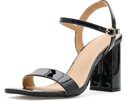 Босоножки Tivona с открытым носком и ремешком на щиколотке на устойчивом каблуке