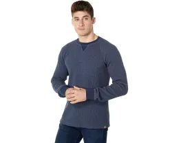 Пуловер L.L.Bean Signature Waffle Crew с вафельной вязкой и регланными рукавами