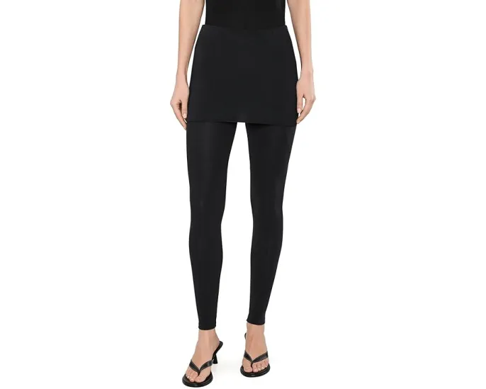AllSaints Леггинсы Raffi из мягкой смесовой ткани с юбкой на поясе