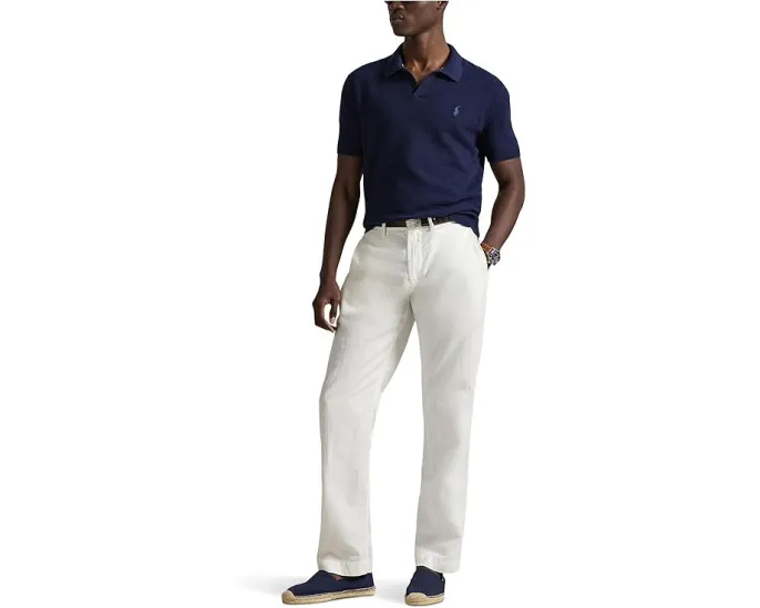 Штаны классического кроя Bedford из льна с хлопком Polo Ralph Lauren