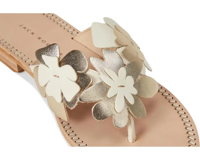 Сандалии Jack Rogers Talahi с цветочным ремешком на каблуке
