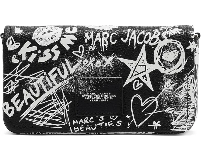 Мини-сумка Marc Jacobs The Punk Scribble с дерзким принтом