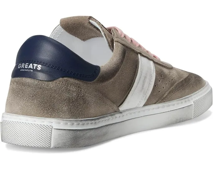 Кроссовки GREATS Charlie из итальянской кожи и замши с резиновой подошвой