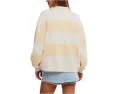 We The Free Classic Striped Oversized Crew Neck