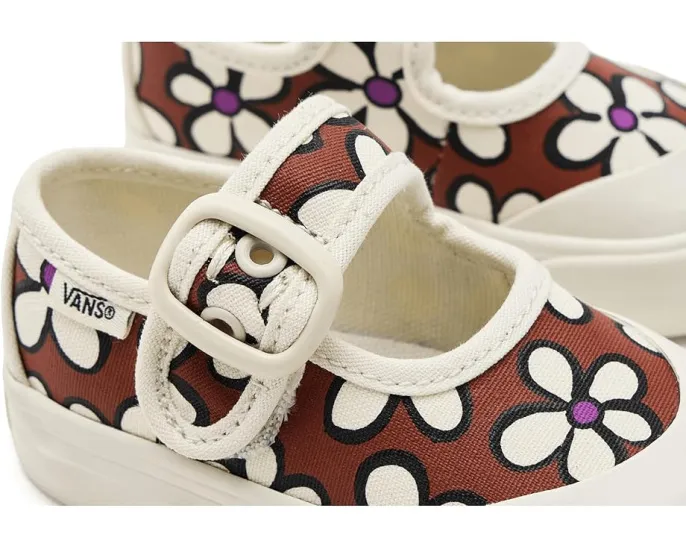 Детские туфли Mary Jane от Vans с регулируемой пряжкой и резиновым носком