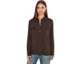 Длинный рубашка Kauai Woven Trim с плетеной отделкой Tommy Bahama