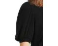 Michael Stars топ Quinn Puff Sleeve с пышными рукавами