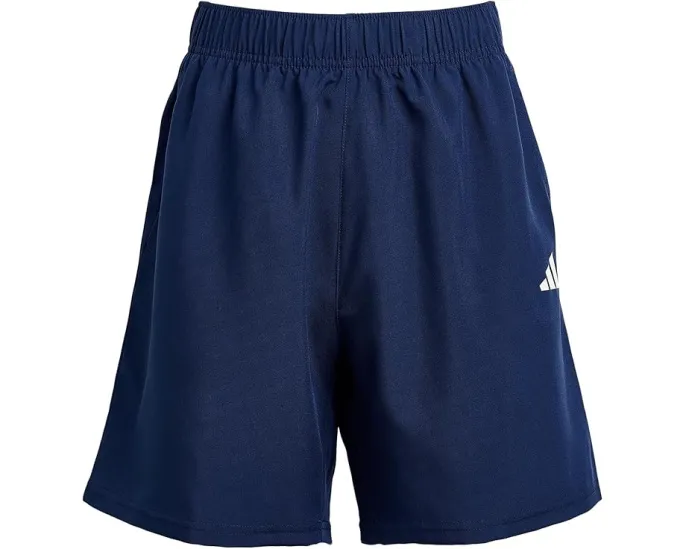 Adidas Kids Woven Essentials шорты с логотипом черные