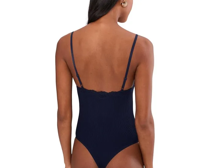 Боди Free People Spring Fever с кружевной отделкой и квадратным вырезом