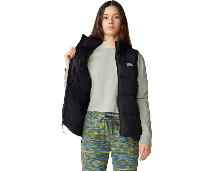 Mountain Hardwear жилет Nevadan Down с утеплителем из пуха и капюшоном