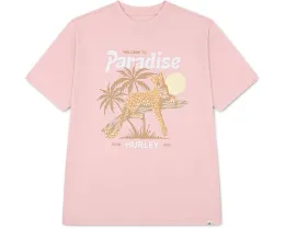 Футболка Hurley Kids Paradise с тропическим принтом и круглым вырезом