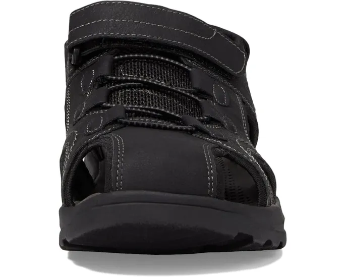 Сандалии Huck Sport Closed Toe Fisherman с текстильным верхом и ремешками на липучке