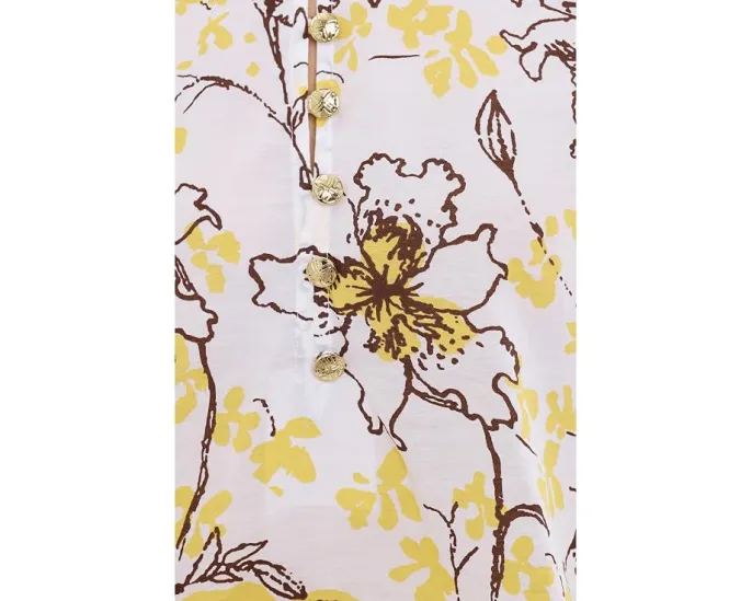 Топ Renisha с длинным рукавом и декоративными пуговицами Lilly Pulitzer