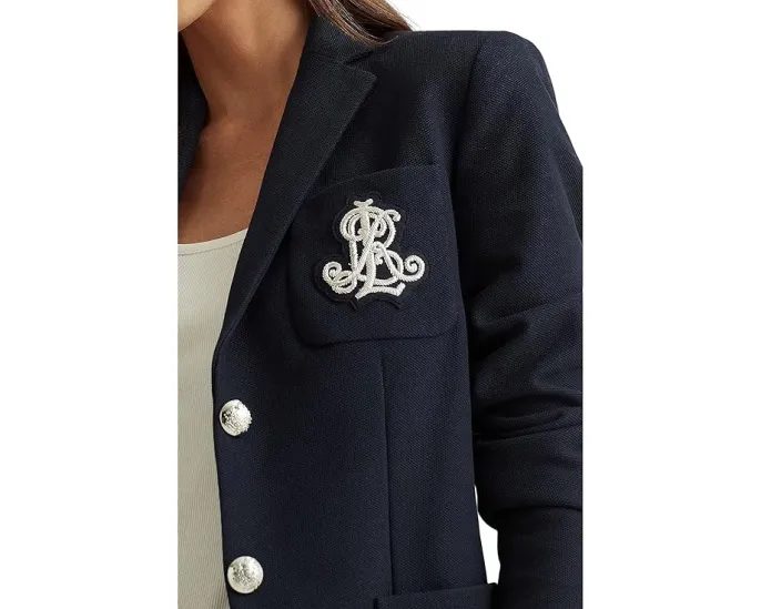 Lauren Ralph Lauren Жакет Patch Jacquard из хлопка с логотипом