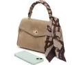 Сумка Lauren Ralph Lauren Farrah с шарфом из мягкой замши
