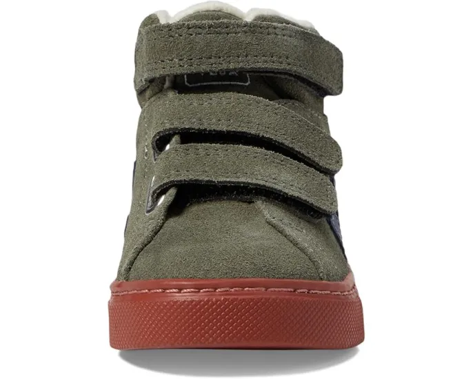 Детские зимние кроссовки VEJA Small Esplar Mid с круглым носком и застежкой на липучках