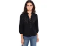 Топ с воротником-рюшей и ажурной вязкой Knit Eyelet от NIC+ZOE