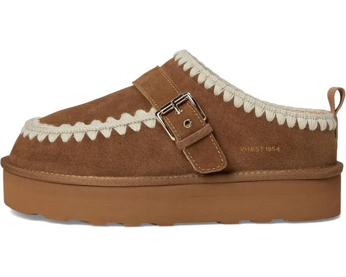 Слипоны Close с подкладкой из искусственного меха и замшевым верхом