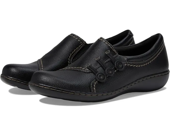 Туфли Ashland Effie с боковой пуговицей и мягкой стелькой Clarks