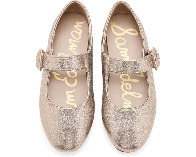 Балетки Maeve Michela Sam Edelman Kids с золотой пряжкой