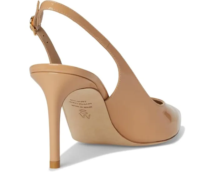 Туфли Stuart Weitzman Stuart Power Slingback 75 на шпильке с острым носком