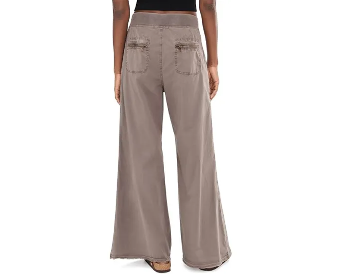 Широкие брюки Brently с завышенной талией и карманами на молнии от XCVI