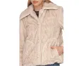 Avec Les Filles куртка High Pile Fleece из искусственного меха бежевого цвета