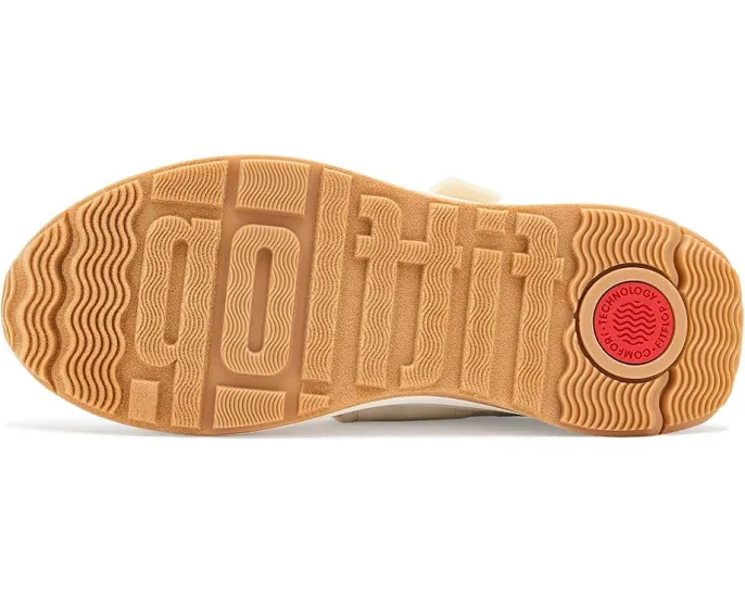 Туфли FitFlop F-mode Flow Mary Jane из трикотажа и замши