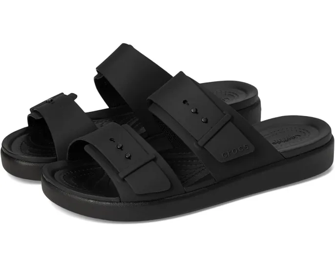 Сандалии Crocs Brooklyn Buckle Low Slide на платформе