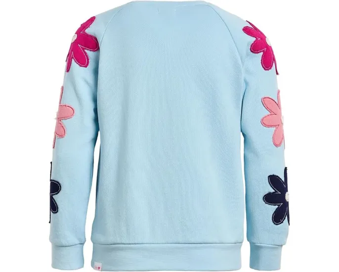 Свитшот Floral Slouchy Pullover Hatley с цветочными нашивками